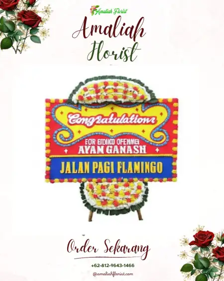 Sewa Papan Bunga Bedarou Indah